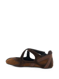 THE ATTICO The Attico Women Suede Ballet Flats, Size 1