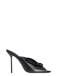 Paris Texas Women Lidia 105 Black Nappa Leather Bow