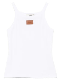 FENDI Fendi Women Fendi Ribs Top With Logo Embroidery