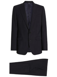 Dolce & Gabbana Men Abito Monopetto Martini Light In Gabardina Di Lana