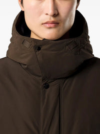 Stone Island Men Parka Lungo Imbottito Con Antigoccia