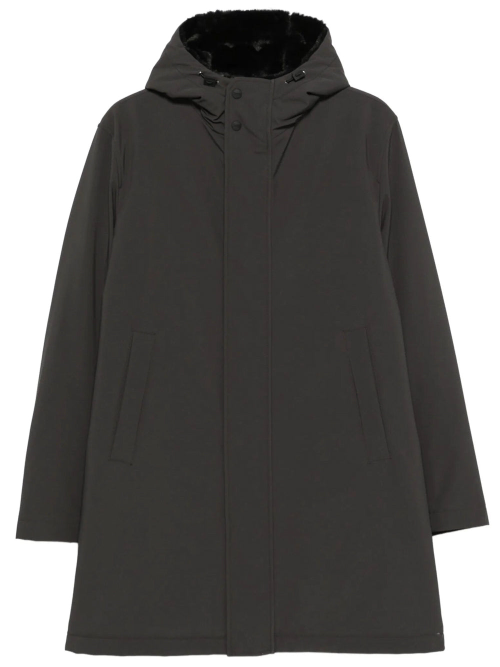 HERNO Cappotto Imbottito Con Fodera In Ecopelliccia Women