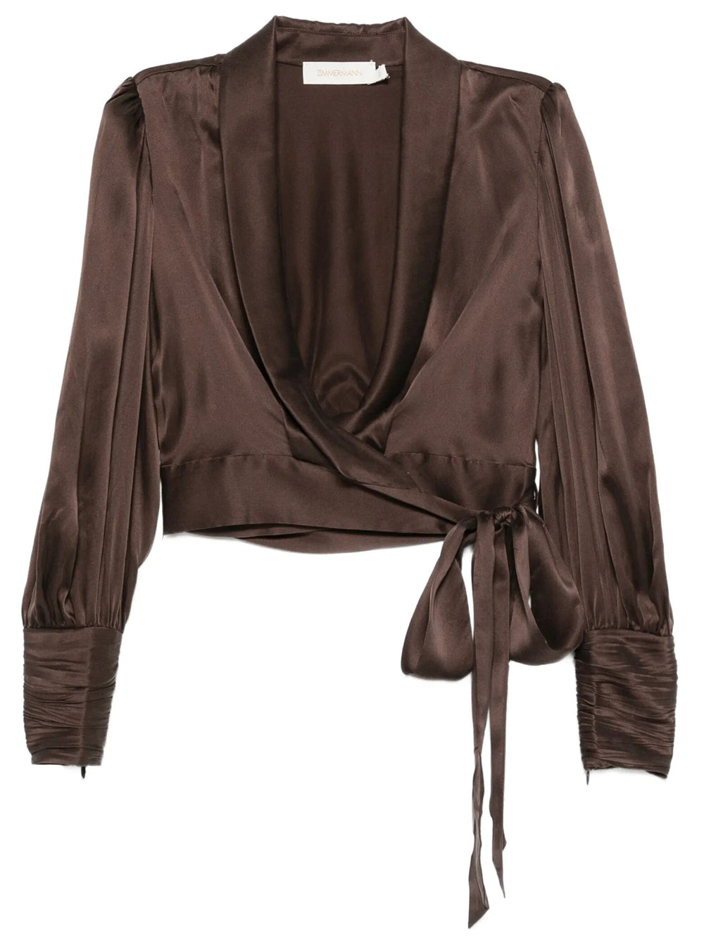 ZIMMERMANN Silk Wrap Top Women