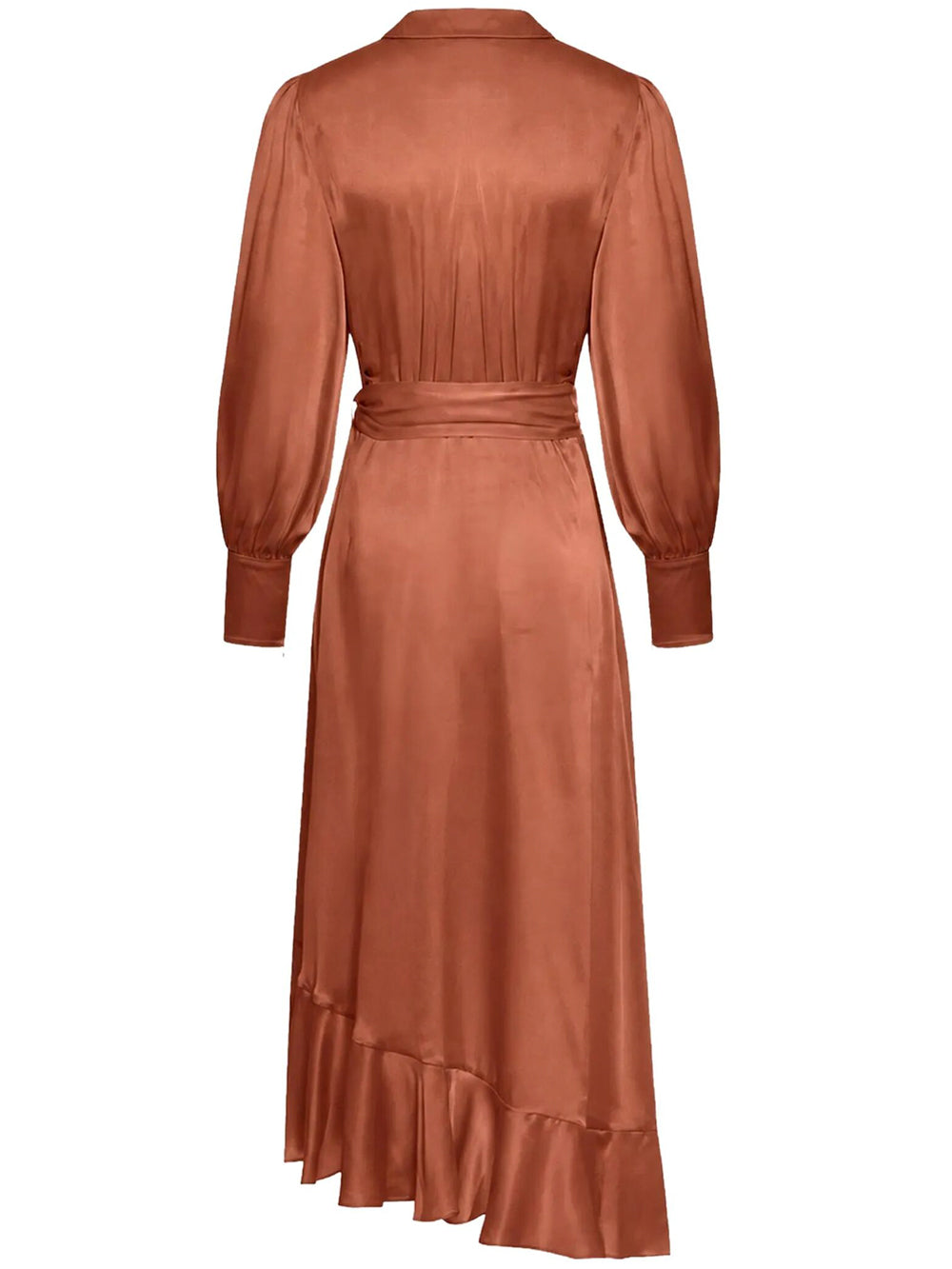 ZIMMERMANN Silk Wrap Midi Dress Women