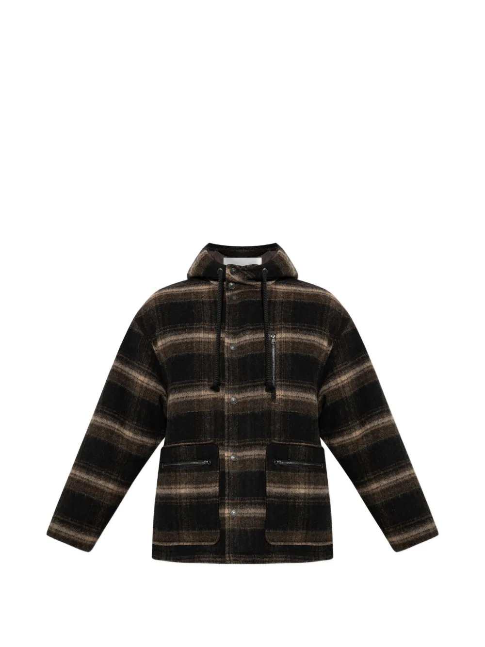 MARANT Marant Men Kiril Hooded Checked Jacket