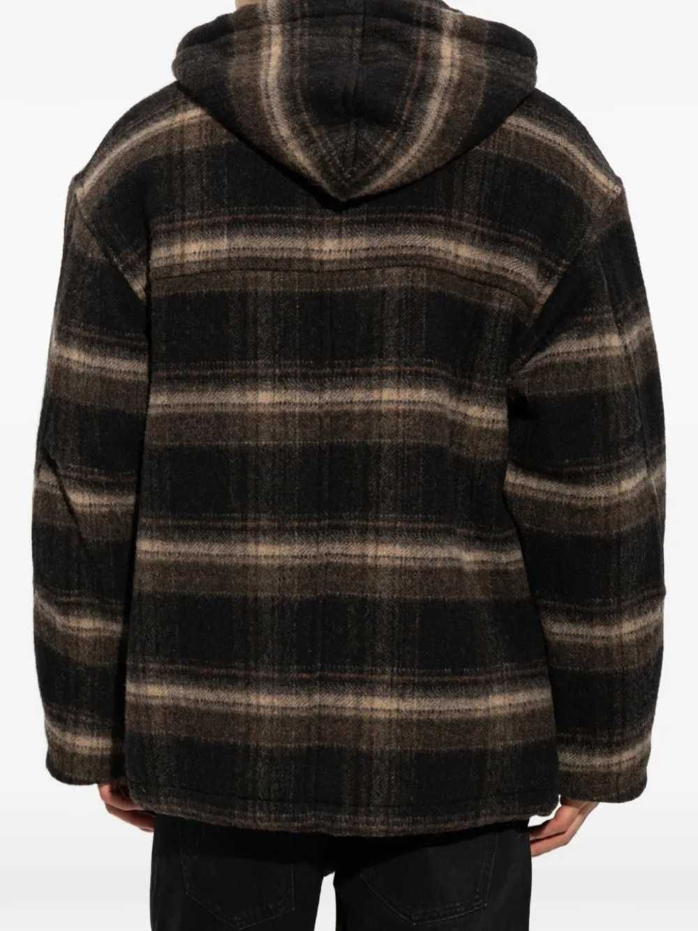 MARANT Marant Men Kiril Hooded Checked Jacket