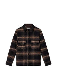 Marant Men Kervon Check Wool-Blend Overshirt