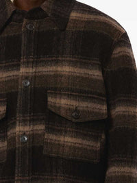 Marant Men Kervon Check Wool-Blend Overshirt
