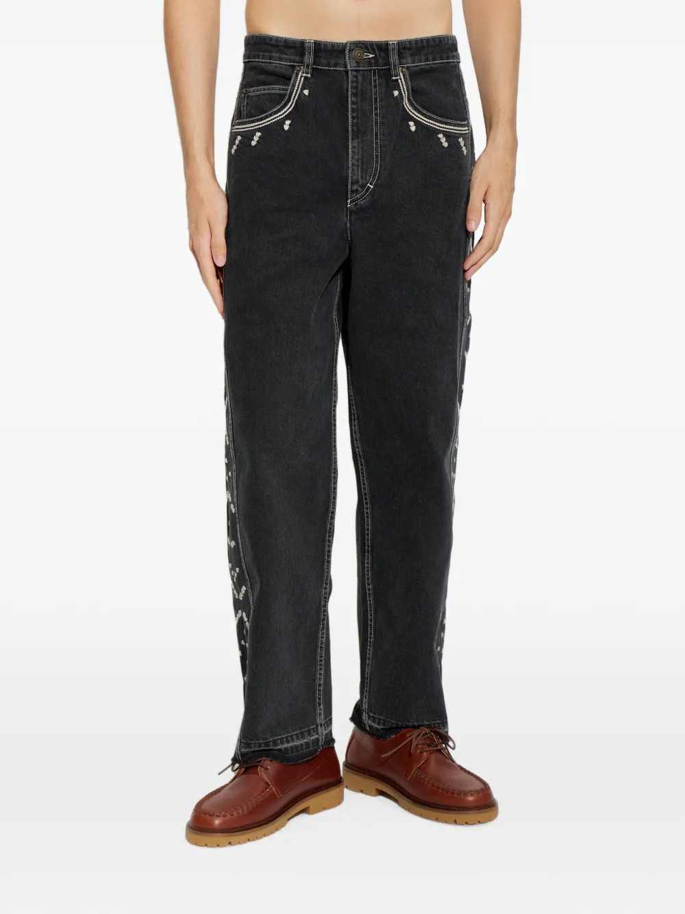 MARANT Marant Men Jorian Embroidered Jeans