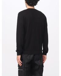 Versace Men Knit Crew Neck Sweater Black