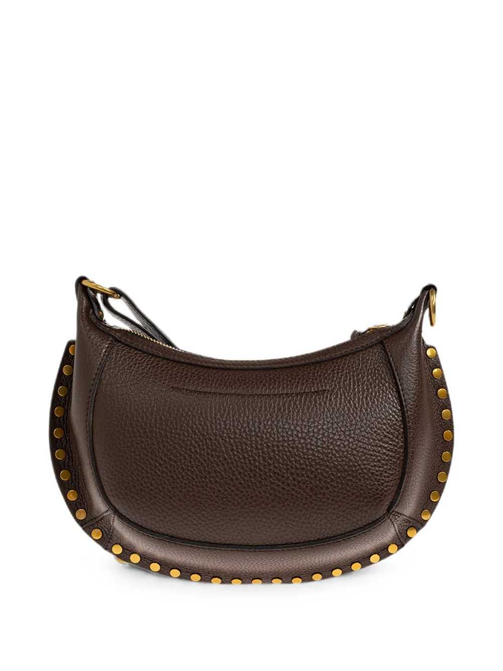 Marant Women Oskan Moon Bag In Grained Leather
