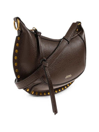 Marant Women Oskan Moon Bag In Grained Leather