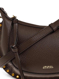 Marant Women Oskan Moon Bag In Grained Leather