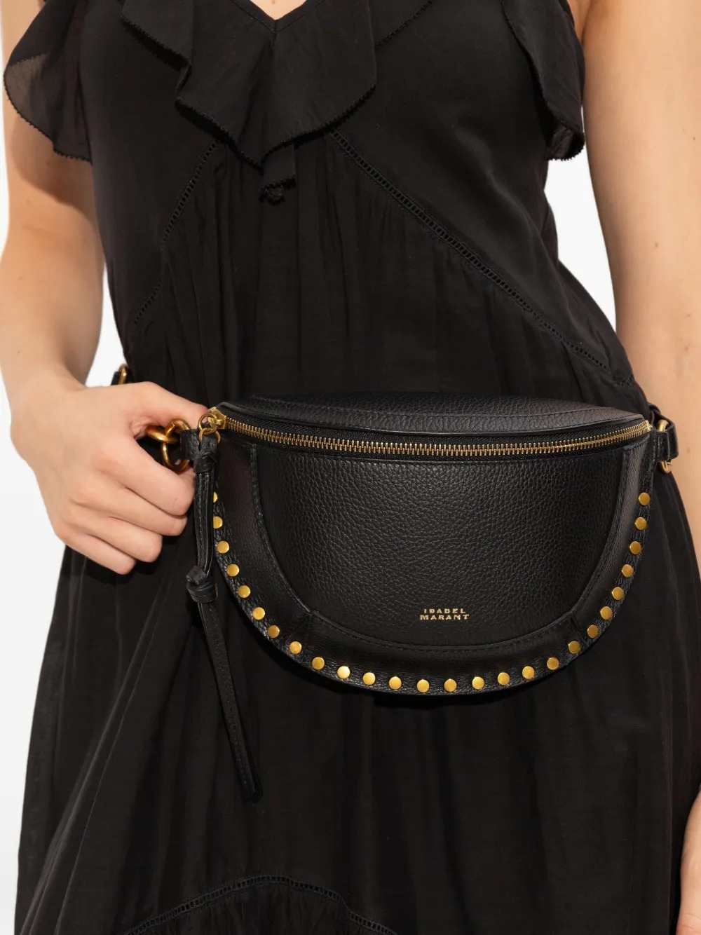 MARANT Marant Women Skano Belt Bag In Grained Leather