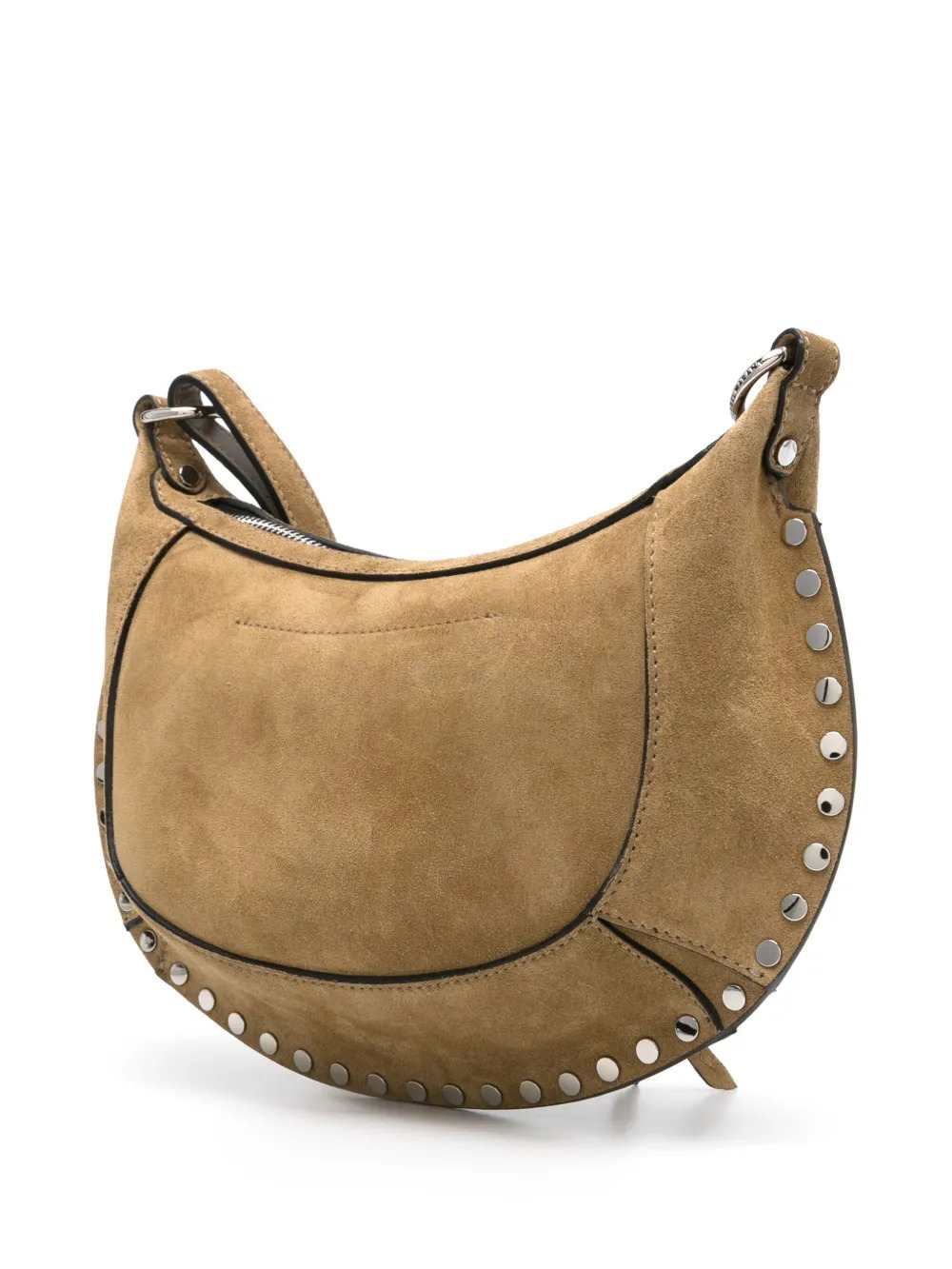 Marant Women Oskan Moon Shoulder Bag With Decorative Studs.