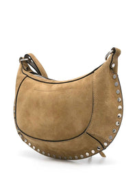 Marant Women Oskan Moon Shoulder Bag With Decorative Studs.