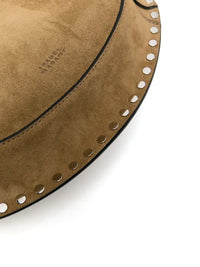 Marant Women Oskan Moon Shoulder Bag With Decorative Studs.