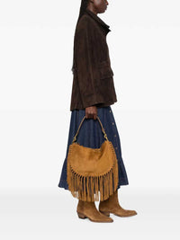 Marant Women Oskan Soft Bag With Zip And Fringe