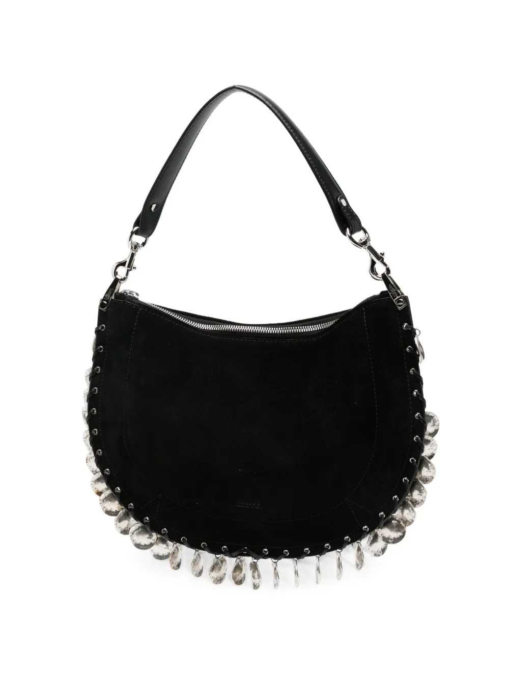 MARANT Marant Women Oskan Shoulder Bag In Soft Calf Suede With Medallions And Zipper.
