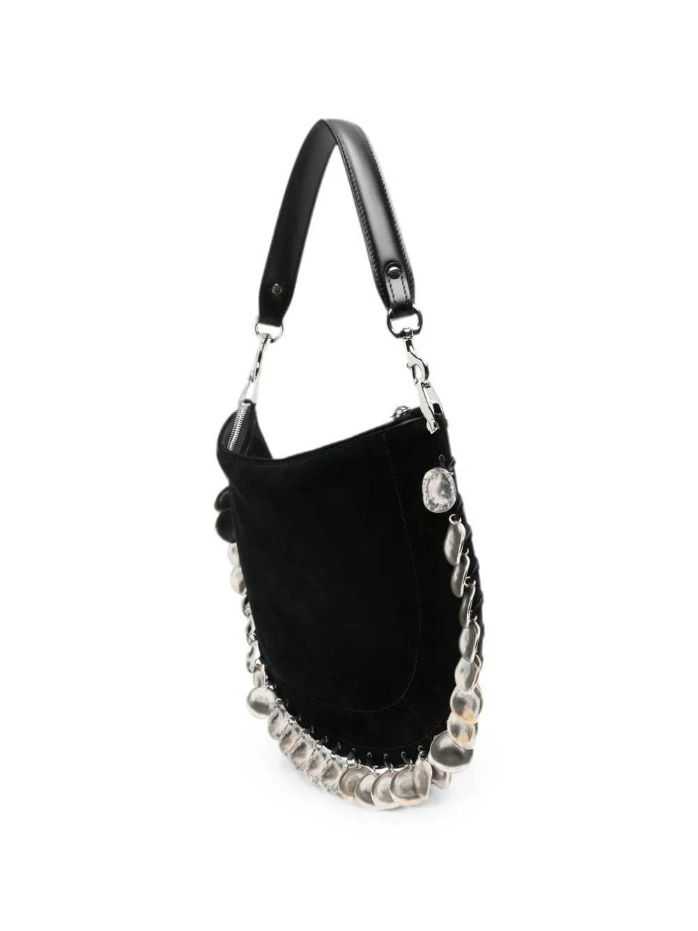 MARANT Marant Women Oskan Shoulder Bag In Soft Calf Suede With Medallions And Zipper.