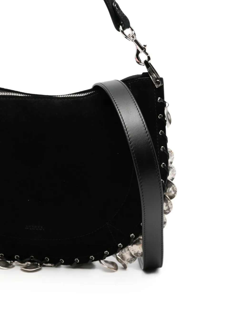 MARANT Marant Women Oskan Shoulder Bag In Soft Calf Suede With Medallions And Zipper.