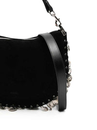 MARANT Marant Women Oskan Shoulder Bag In Soft Calf Suede With Medallions And Zipper.