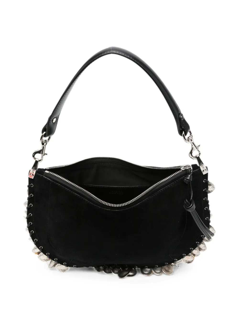 MARANT Marant Women Oskan Shoulder Bag In Soft Calf Suede With Medallions And Zipper.