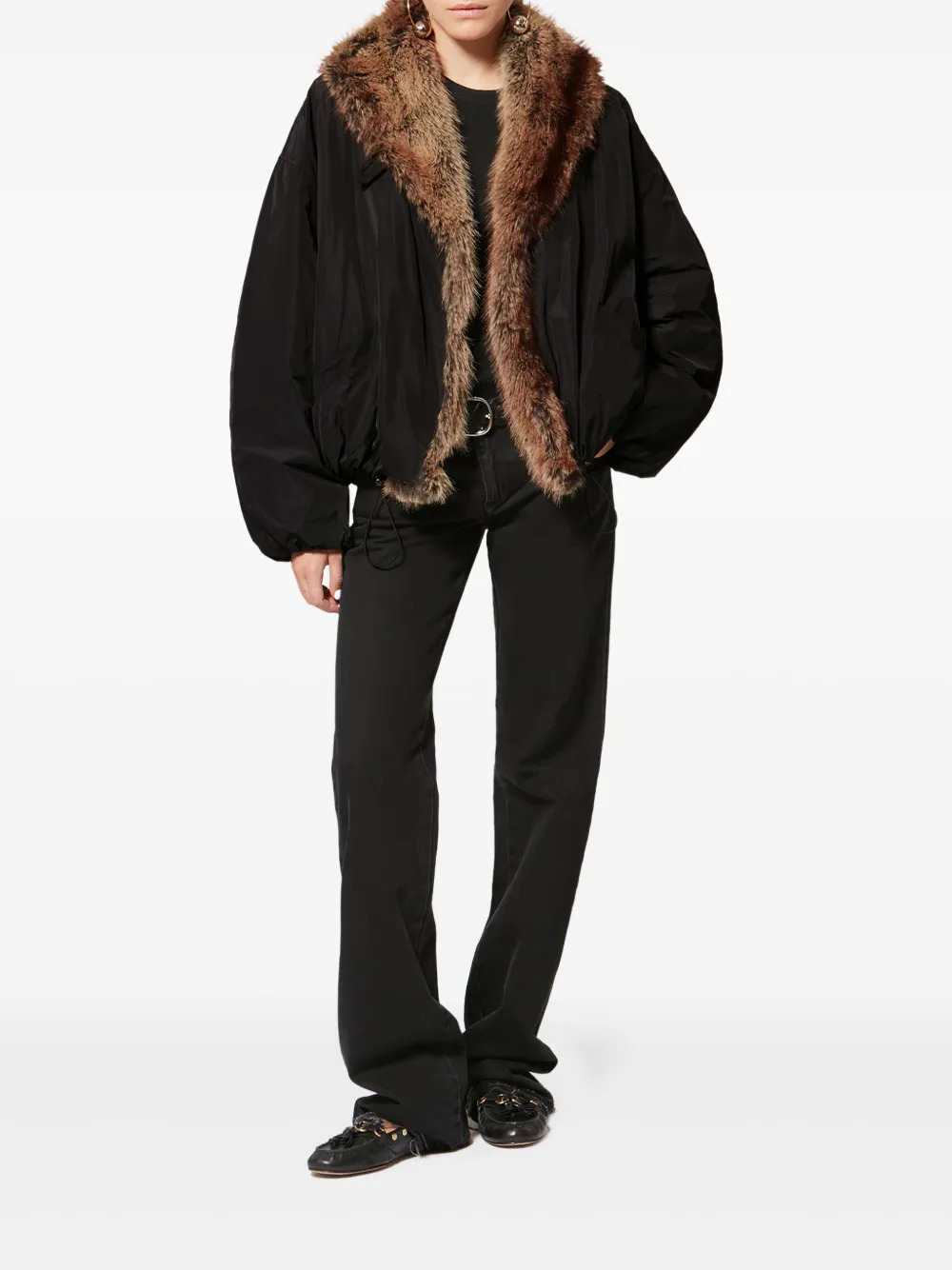 MARANT Marant Women Charone Short Faux-Fur Lined Parka