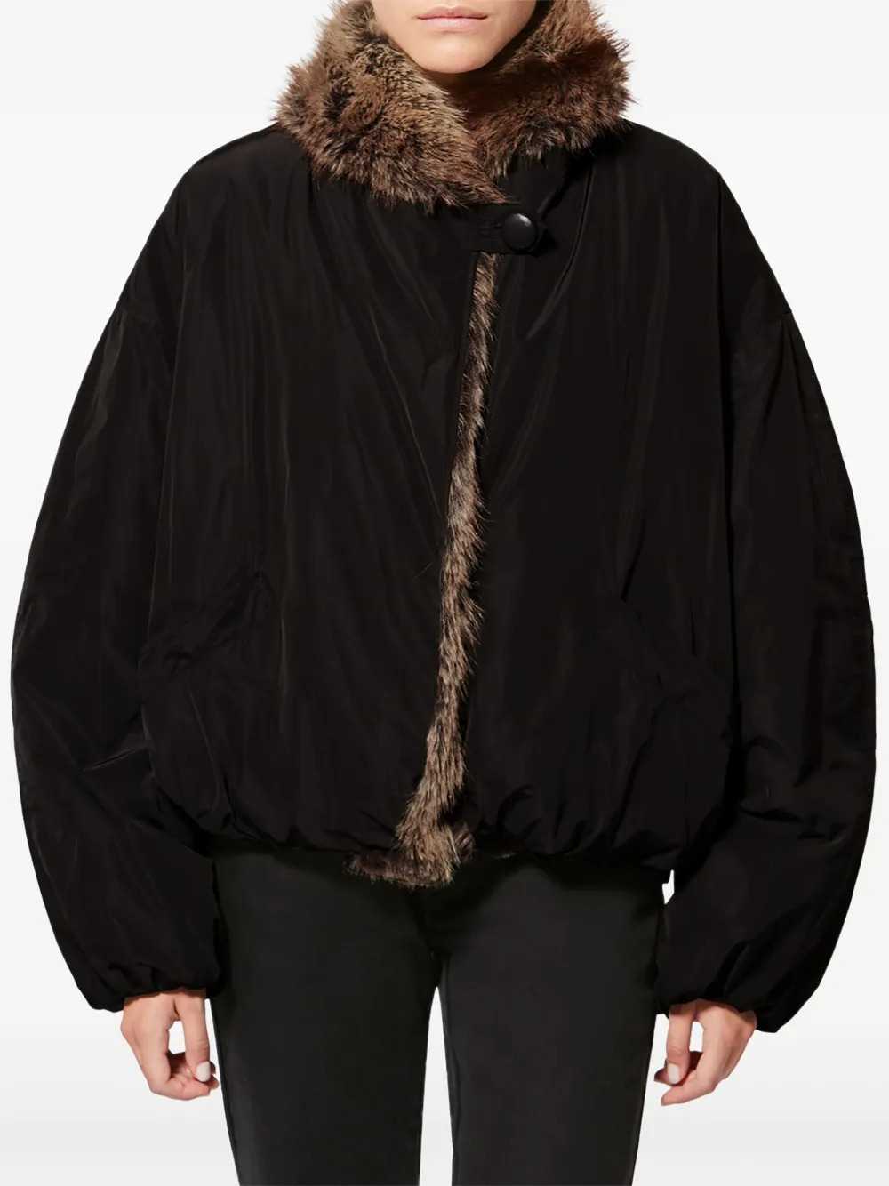 MARANT Marant Women Charone Short Faux-Fur Lined Parka