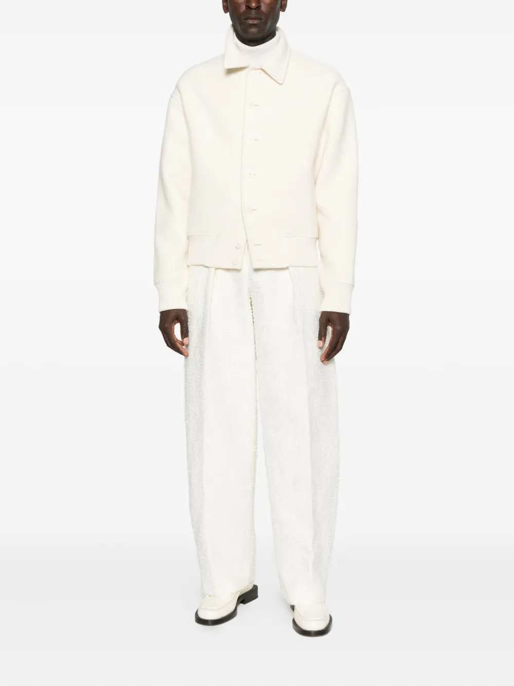 Jacquemus Men Wool Bomber Jacket