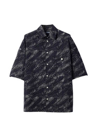 JACQUEMUS Jacquemus Men Rio Fish-Print Short-Sleeve Shirt
