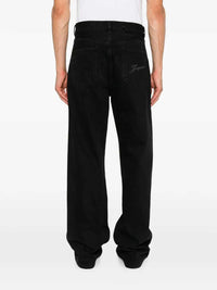 JACQUEMUS Jacquemus Men Straight-Leg Jeans With Embroidered Logo