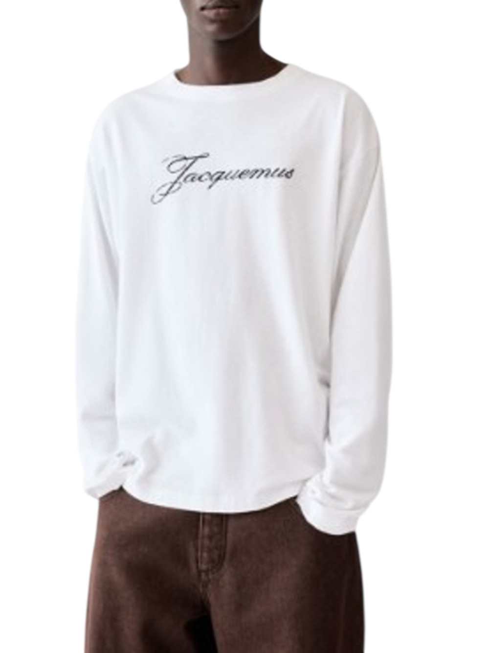 JACQUEMUS Jacquemus Men Jacquemus White Long-Sleeve Top
