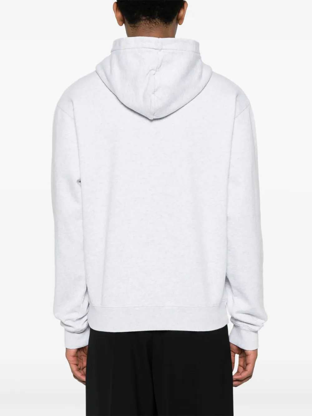Jacquemus Men Grosgrain Logo-Appliqué Hoodie