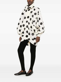 Jacquemus Women Polka-Dot Jacket With Cocoon Sleeves