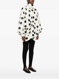 Jacquemus Women Polka-Dot Jacket With Cocoon Sleeves