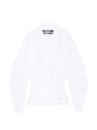 Jacquemus Women Colombe V-Neck Blouse