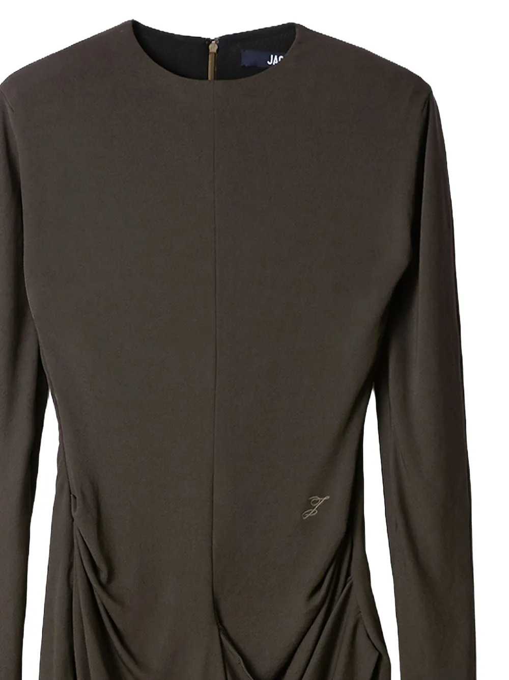 Jacquemus Women Draped-Neckline Midi Dress