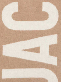Jacquemus Unisex Fringed Scarf With Intarsia Logo