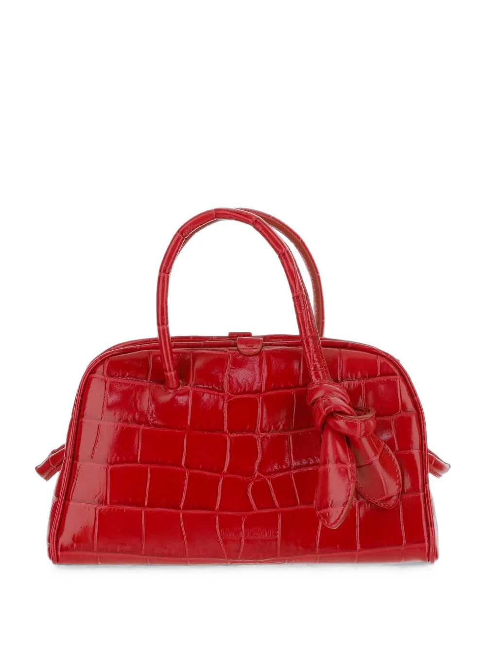 JACQUEMUS Jacquemus Women Crocodile-Effect Clutch