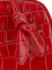 JACQUEMUS Jacquemus Women Crocodile-Effect Clutch