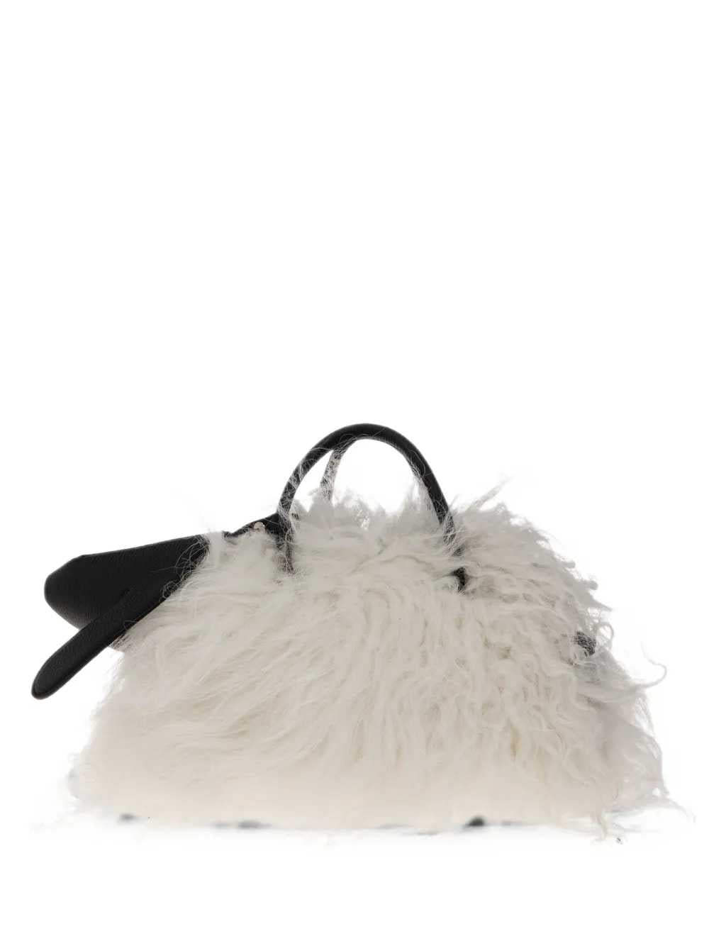 Jacquemus Women Small `Turismo` Bowling Bag In The Shape Of A Sheep, Made In Italy