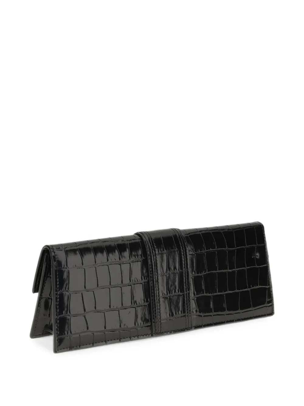 Jacquemus Women Le Bambino Clutch With Crocodile Effect