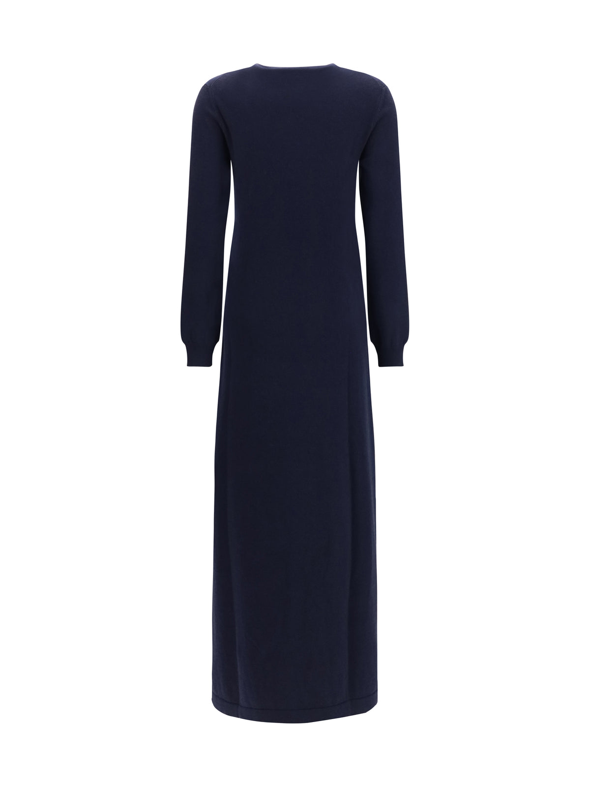 Malo Women Long Cashmere Crewneck Dress