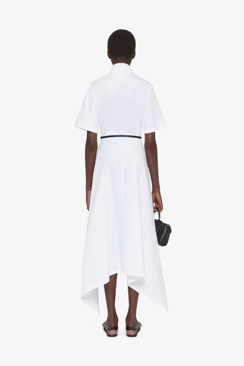 Givenchy Long Voyou Dress_White