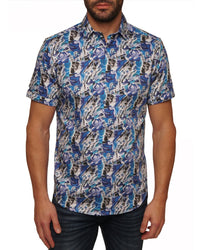 Robert Graham Robert Graham Mens  Flynn Woven Shirt, S