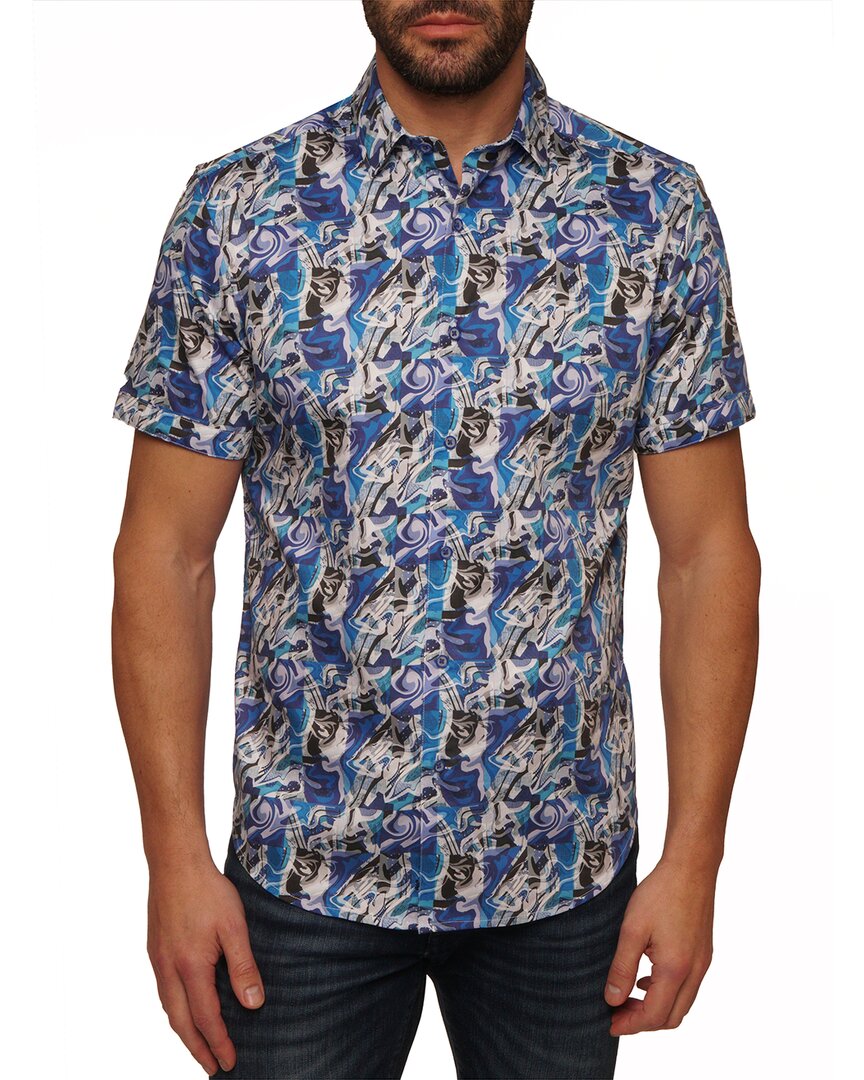 Robert Graham Robert Graham Mens  Flynn Woven Shirt, S