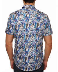 Robert Graham Robert Graham Mens  Flynn Woven Shirt, S