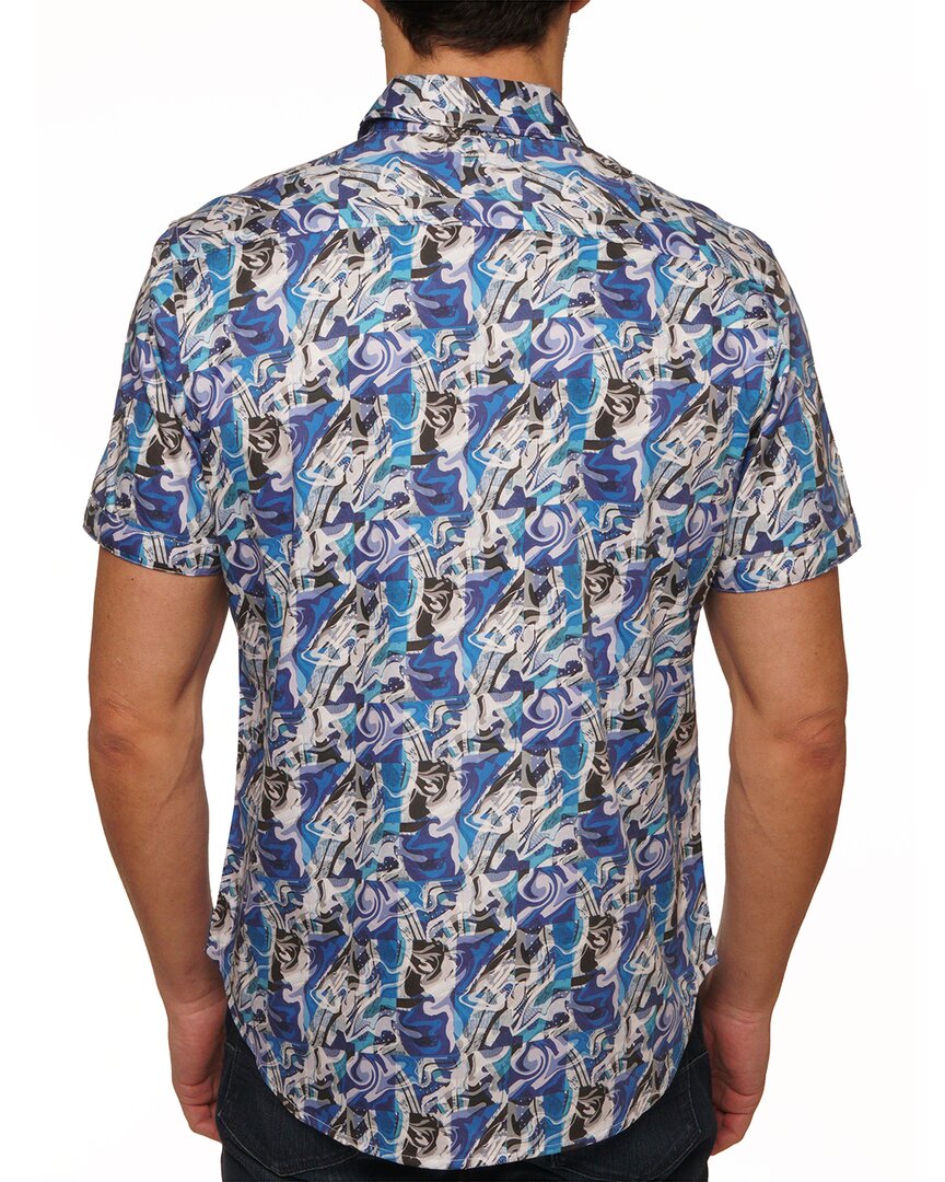 Robert Graham Robert Graham Mens  Flynn Woven Shirt, S