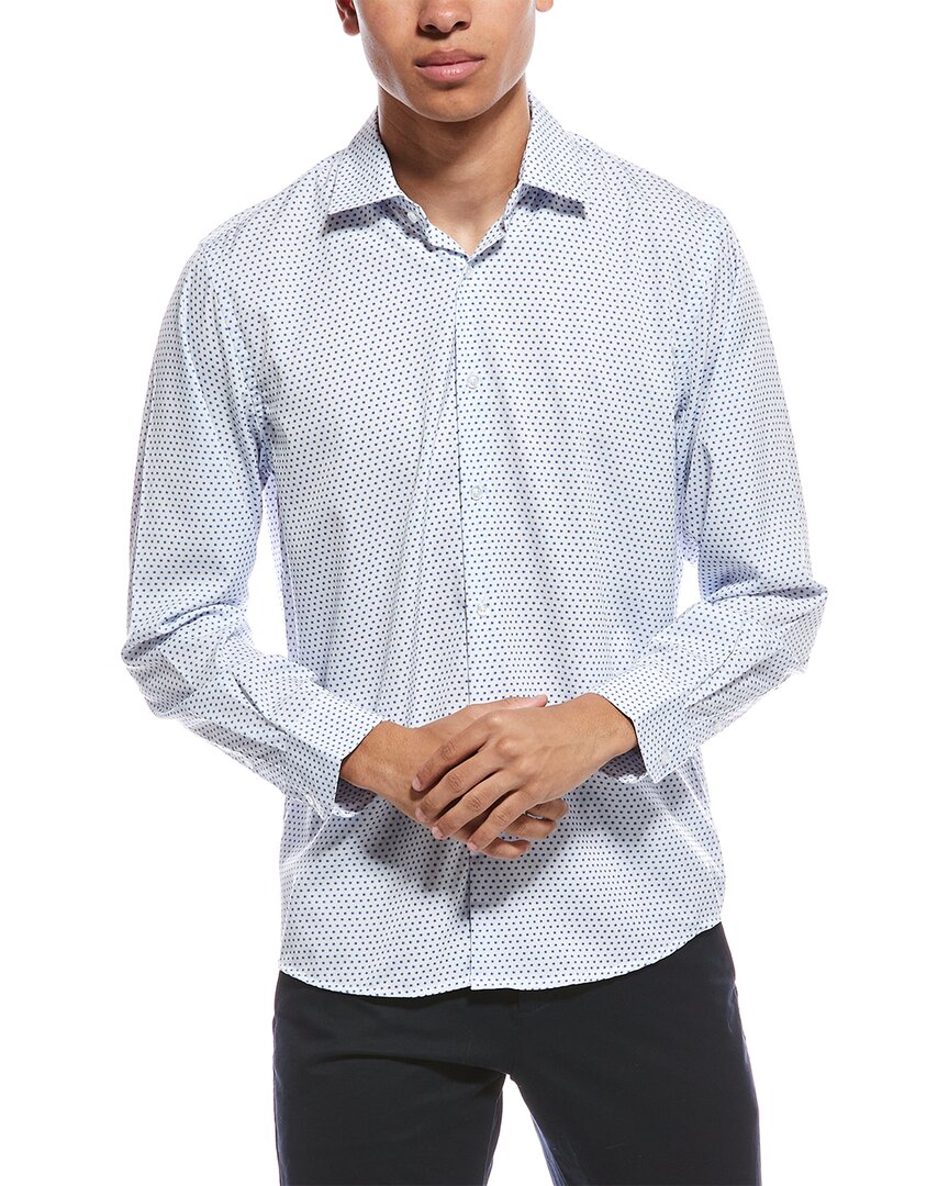 Nautica Slim Fit Performance Super Shirt Regular M White